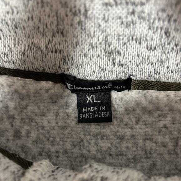 Champion Gonzaga Bulldogs Button Size XL Gray Fleece Sweatshirt College - Picture 3 of 6